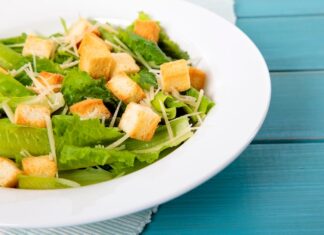 Салат из стручковой замороженной фасоли