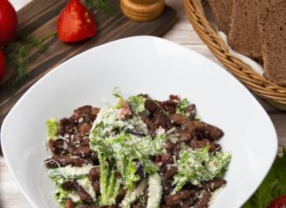 Салат с языком говяжьим: рецепт